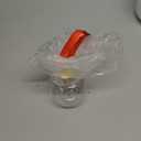 KaKaPops 30 Pieces Christmas Booze Balls, Christmas Tree Hanging Ornaments Clear Plastic Fillable Bulbs Pendant Ball with Screw Caps and Ribbons for Christmas Home Party Decor (Gold)