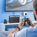 2 x FASTSNAIL Charging Grip for Nintendo Switch 2 (2025) for Joycon 2, Magnetic Controller Grip and Dock for Joy-con 2, Portable Charger Stand with LED Indicator, Play While Charging