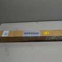 UNISHADES no Drill Cordless Roman Shades for Windows, 28" W 64" H - Light Filtering - Linen - White