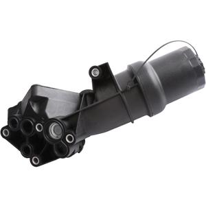 MITZONE Oil Cooler Filter Housing Compatible with 2005-2014 Volkswagen Beetle Golf Jetta Rabbit Passat Audi TTRS 2.5L Replace 07K115397D