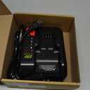 Battery Charger for Porter Cable 20V MAX Lithium Battery PCC685LP PCC680L PCC692L PCC699L and Black Decker 20V Battery LBXR20 LBX4020