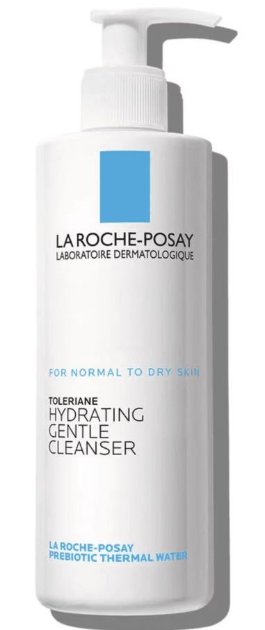 La RochePosay Toleriane Hydrating Gentle Face Cleanser, Daily Facial Cleanser with Niacinamide and Ceramides for Sensitive Skin, Moisturizing Face Wash for Normal to Dry Skin, Fragrance Free