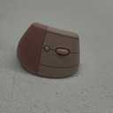 Logitech Lift Vertical Ergonomic Mouse, Wireless, Bluetooth or Logi Bolt USB receiver, Quiet clicks, 4 buttons, compatible with Windows/macOS/iPadOS, Laptop, PC - Rose
