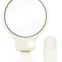 Clip-on Mirror with Remote Control & LED Light for Baby Monitoring. Use with Bassinet or Crib