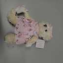 Oitscute Small Baby Teddy Bear with Cloth Cute Stuffed Animal Soft Plush Toy 10" (Pink Dress with Rabbit)