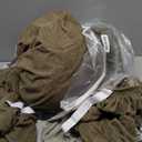 4 Piece T Cushion Sofa Slipcovers Stretch Couch Cover Furniture Covers with 3 Individual T Cushion Covers, Machine Washable for Living Room (Brown, 3 Cushions)