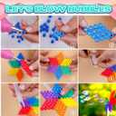 Iooleem Pony Beads (2000pcs Dark Blue), Beads for Bracelets Making, Crafts, Friendship Bracelets (Large Pack)