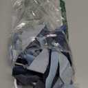 Breling 1 Pcs Denim Banner Denim Party Decorations Blue Banner Bachelorette Party Decorations Bunting Garland for Blue Jean Baby Shower Birthday Wedding Festival (Strip)