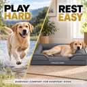 The Dog's Bed Orthopedic Bolster Egg-Crate Bed, Removable Washable Cover