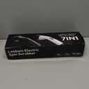 Leebein Electric Spin Scrubber, 2025 New Cordless Cleaning Brush Bathroom Scrubber, IPX7 Waterproof Shower Scrubber with 7 Brush Heads, Extendable Long Handle and 2 Speeds Scrubber for Bathtub Floor (Black)