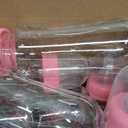 Norme 24 Pcs 9.5 oz Plastic Bottles Chug Shower Game Party Favors for Shower Decorations Gender Reveal Gifts (Pink)
