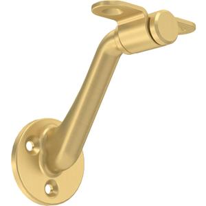 Franklin Brass Bar 3 in. (76 mm) Handrail Bracket in Modern Gold (4-Pack), B47249D-117-C