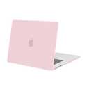 MOSISO Compatible with MacBook Air 15 inch Case 2025 2024 2023 Release M4 A3241 M3 A3114 M2 A2941 Liquid Retina Display Touch ID, Protective Plastic Hard Shell Case Cover, Baby Pink