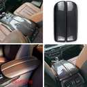 for BMW X5 X6 F15 F16 ABS Carbon Fiber Color Car Interior Center Armrest Box Cover Console Box Storage Box Trim Covers (X5 F15 F85 2014-2018 / X6 F16 F86 2015-2019)