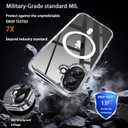 for iPhone 17 Clear Case, Compatible with MagSafe, Magnetic Phone Case for iPhone 17, Shockproof Military-Grade ProtectionUpgraded [Anti-Yellowing] (Transparent Magsafe, iPhone 17)