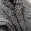 6 x QUBA LINEN Hotel & Spa 100% Cotton Bath Towels Pack of 6, Ultra Soft, Quick Dry, Lightweight, Highly Absorbent, Perfect for Face, Hands, Spa, Gym, Hotel, Resort & Daily Use - Grey (24" x 48")