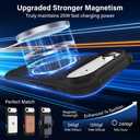 Designed for iPhone 17 Air Case with Magnetic Stand [Military Drop Protection][Compatible with Magnet] Shockproof 17 Air Phone Case with Ring Holder, Black