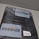 StorageWorks Storage Bins, Fabric Storage Bins for Shelves, Large Storage Baskets with Metal Frame, Closet Baskets and Bins with Handles, Black, 2-Pack