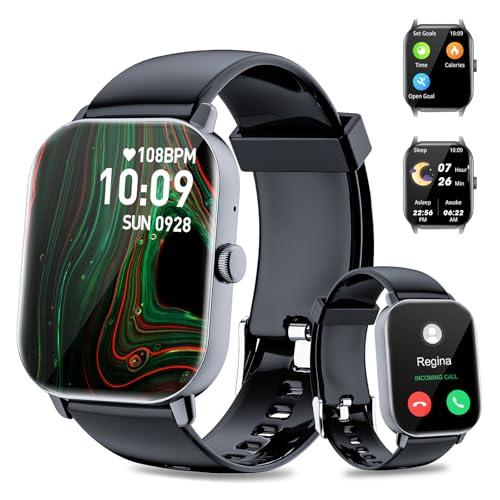 ISKOVI 1.91" Smart Watch for Men,Smart Watches for Women,Fitness Tracker with Message Call Function,120+ Sport Modes, IP68 Waterproof,24 Hours Heart Rate/Sleep Monitor,for Android/iOS