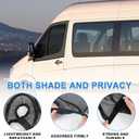 Magnetic Bug Screen for Front Doors, Pair Window Bug Screen Compatible with Mercedes Sprinter 2007-2026