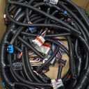 Standalone Wiring Harness, 4L60E DBC, Red/Blue PCM, Compatible with 1997-2006 GM LS1 Vortec Engine 4.8 5.3 6.0 L, LS Swap Engine Harness, Stand Alone Wire Harness, Drive by Cable Throttle Body
