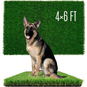 SunTurf Artificial Grass for Dogs, Dog Pee Grass, Fake Grass for Dogs Potty Training, 4x6ft Extra Large Turf Grass, Reusable Puppy Wee Wee Pads, Dog Supplies, Indoor Outdoor