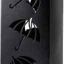 Okllen Metal Umbrella Holder, Square Umbrella Stand Rack for Entryway, 6.3" x 6.3" x 16.5", Black