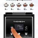 K Cup Coffee Maker With Bold Setting, Single Serve Hot & Iced Coffee Maker for K-Cup and Grounds, 52 Oz Removable Water Tank, 6 to 14oz Brew Size, Pod Coffee Machine With Reusable Filter,(Black)