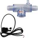 DELEYAPARS 6560-860 Flow Switch Compatible with Sundancep Spas/Jacuzzi Spas Hot Tub Flow Switch Flow Sensor with Tee