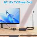 12V Power Cord Compatible with Insignia TV 19" 20" 24" 28" 32"; NS-32E440A13, NS19E310A13, NS19E310NA15, NS24ED200NA14, NS24ED310NA15, NS28D310NA15, NS32DD310NA15 Power Supply Replacement