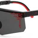 Flip Up Kids Sunglasses Youth Baseball Sunglasses UV400 Sports Sun Glasses For Boys Girls Children TR90 Shades (Vy1)