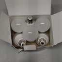 Evelor 6-Pack A19 LED Light Bulbs,60 Watt Equivalent Daylight 5000K with E26 Base,Efficient 9W,800 Lumens Non-Dimmable LED Bulbs,15000 Hours, Ideal for Bedroom Living Room