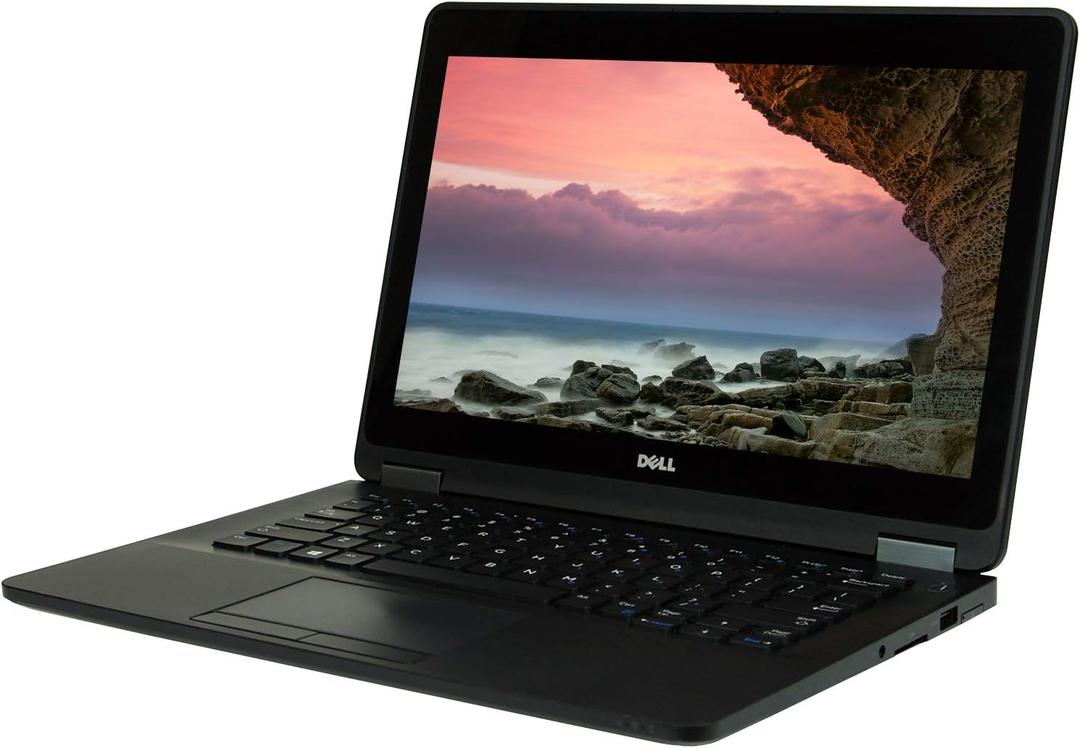 Dell Latitude E7270 12.5" Laptop, Core i5-6300U 2.4GHz, 8GB RAM, 240GB Solid State Drive, Windows 10 Pro 64bit 