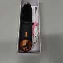 Go Brush Pro 2026 Hair Straightener Brush 300 Million Negative Ionic Portable Hair Straightener Comb for Women with 4 Temps Fast Heating MCH Ceramic Coating Smooth Frizz - Free Hair Shining Black