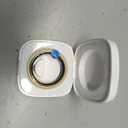 Nyweey Smart Ring for Women Men Fitness Ring with Heart Rate, Blood Oxygen, Sleep Tracker, Step Tracker, IP68 Waterproof Health Ring for iOS & Android,No Subscription Fee (Gold, 13#)