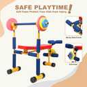 Kids Workout Equipment Kids Weight Bench Set Exercise Equipment Indoor Play Gym Toddler Workout Weight Set - Baby Weights Toys for Age 3 and Up by Home-Man
