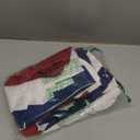 2x4 Ft American Pleated Fan Flag, Patriotic Half Fan Bunting Flag, Indoor Outdoor for 4th of July Decoration Memorial Day (Set of 5)