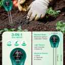Seed Starter Tray with Grow Lights and Heat Mat, 3-in-1 Soil Meter, 80-Cell Seed Growing Tray, Germination & Plant Propagation Station for Indoor Plants 2-Pack