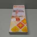 Multifunction Magic Rubber Air Broom, Replaceable Silicone Floor Squeegee, Sweeper and Scrape 2 in 1 Household Cleaning Squeegee Broom for Floor, Bathroom, Kitchens, Tile, Glass (Orange)