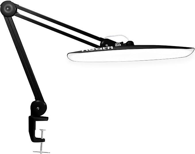 Neatfi LED Desk Lamp, 2200 Lumens, 24W, 20-Inch Head (Gray Wood)