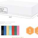 PACKHOME Mother's Day 6 Extra Large Gift Boxes 17.5x11.3x4.3 Inches, Sturdy Shirt Boxes with Magnetic Lids for Clothes and Large Gifts (Glossy White), 1 Count
