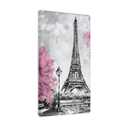 2 x Art Watercolor Paris Eiffel Tower Single Blank Switch Cover Decorative Wall Plate One Gang Light Switch Outlet Faceplate for Home Bedroom Decor 4.50" x 2.76"