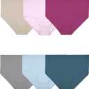 Fruit of the Loom Women's Plus Size Underwear Briefs, Designed to Fit Your Curves, Brief, Breathable Cotton Mesh - Assorted, 13 Plus