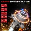 New Starter Replacement for Nissan for Sentra 2.5L 2002-2007 for Nissan for Altima 2.5L 2002-2007, SR2283X M0T60781, 1.4kW/12 Volt Starter