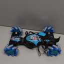 1:12 Gesture Sensing RC Stunt Car, 2-in-1 Hand Controlled Remote Control Twist Cars with Light & Music, 4WD 360 Rotate Transform Drift, Gifts for 6-8-12 Kids Age 6 7 8 9 10 11 12 Yrs Old(Blue)