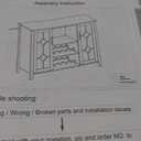 Garvee Wine Bar Cabinet with Led Light, Glass Door Liquor Cabinet with Wine Rack, Coffee Bar Table with Storage, Liquor Sideboard with Adjustable Shelves for Living Room, 47.2 in, White