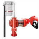 110V AC 15 GPM Fuel Transfer Pump with Discharge Hose, Automatic Nozzle, Premium Filter Package, Suitable for Gasoline, Diesel, Kerosene, Ethanol & Methanol Blends