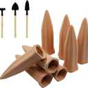 MorTime Plant Watering Devices, Plant Waterer Self Watering Terracotta Spikes Automatically Water Your Indoor and Outdoor Plants While On Vacation (6 pc)