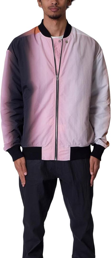 mnml Men's Mnml Men's Gradient Mood Bomber Jacket, XS