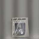 Stroller Cup Holder, Baby Cup Holder Compatible with UPPAbaby Vista, Cruz and Minu Strollers  Fits Most Cup Sizes, Quick-Release Design, 1 Pack (Grey semi transparent)